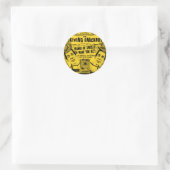 Weasley en Weasley Producten Ronde Sticker (Tas)