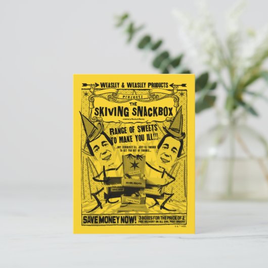 Weasley en weesley briefkaart (Staand voorkant)