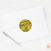 Weasley en weesley ronde sticker (Envelop)