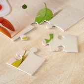 Weather Crab Measuring Climate With Rainbow Umbrel Legpuzzel (Zijkant)