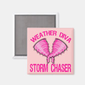 Weather Diva Storm Chaser Magneet (Voorkant / Achterkant)
