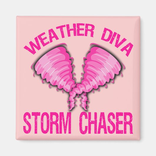 Weather Diva Storm Chaser Magneet (Voorkant)