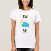 Weather Forecast Group Costume Halloween Dinsdag C T-shirt (Voorkant)
