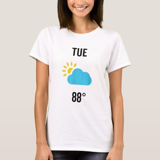 Weather Forecast Group Costume Halloween Dinsdag C T-shirt (Voorkant)