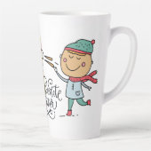 Weather met warme chocolade latte mok (Rechts)