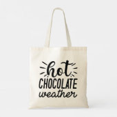 Weather met warme chocolade tote bag (Achterkant)