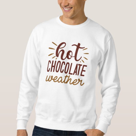 Weather met warme chocolade trui (Voorkant)