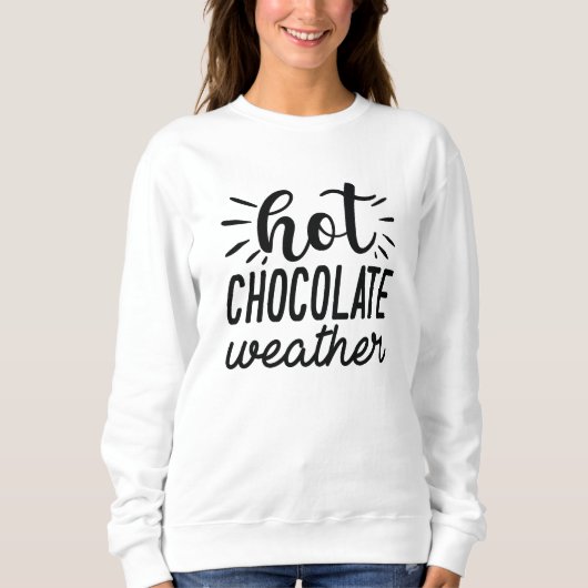 Weather met warme chocolade trui (Voorkant)