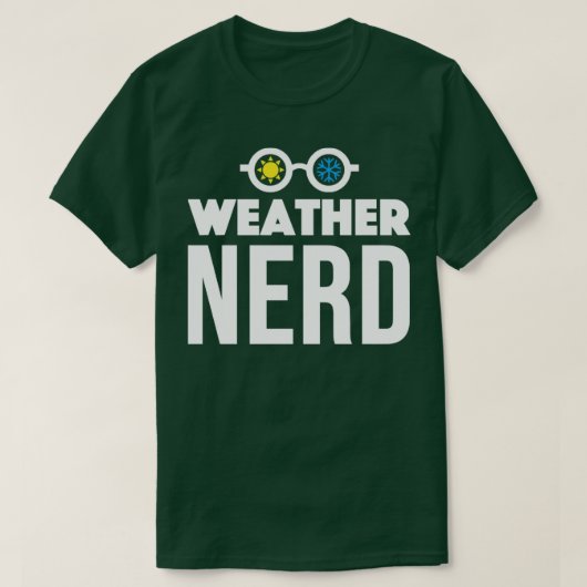 Weather Nerd Design for Meteorology student of Pro T-shirt (Design voorkant)