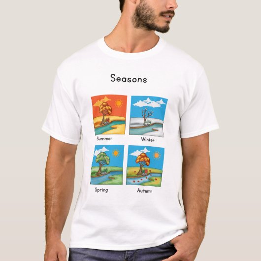 Weather seasons t-shirt (Voorkant)