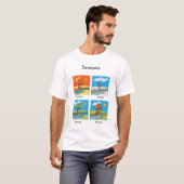Weather seasons t-shirt (Voorkant volledig)