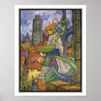  Weather Sprites van Florence Harrison Poster