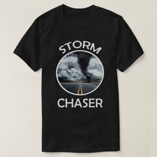 Weather Storm Tornado Hurricane Chaser T-shirt (Design voorkant)