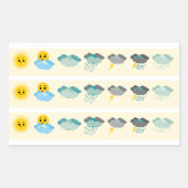 Weather tracker Journal Sticker sheet (Voorkant)