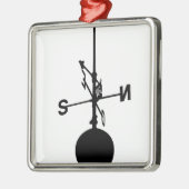 Weather Vane Metalen Ornament (Links)