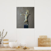 Weatherbestelwagen in de vorm van een Amerikaans I Poster (Keuken)