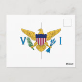 Weatherbestendige gepersonaliseerde tuinvlag briefkaart (Achterkant)