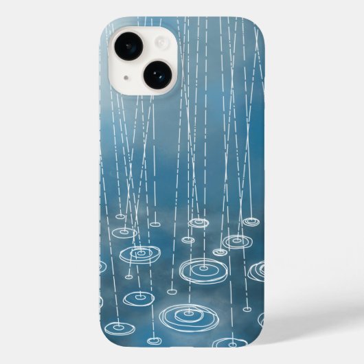 Weatherblauw Case-Mate iPhone Case (Achterkant)