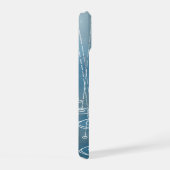 Weatherblauw iPhone 15 Case (Rechterkant)