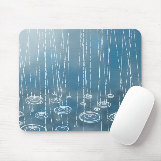 Weatherblauw Muismat (Met muis)