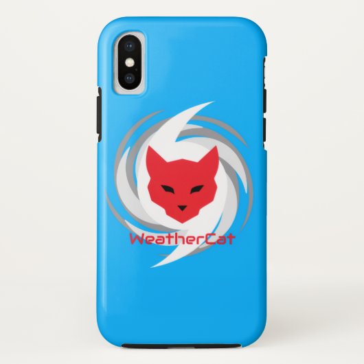 WeatherCat Logo telefoonhoesje Case-Mate iPhone Case (Achterkant)