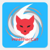 WeatherCat Sticker (Voorkant)