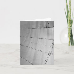 Weathered Aluminium Vliegtuig Skin Kaart