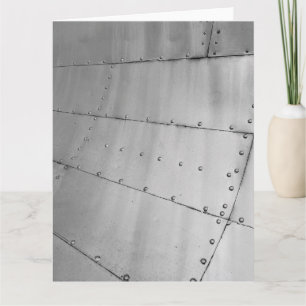 Weathered Aluminium Vliegtuig Skin Kaart