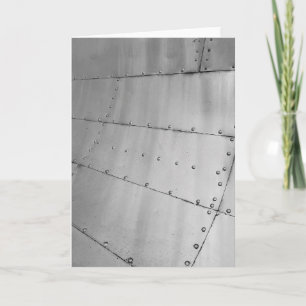 Weathered Aluminium Vliegtuig Skin Kaart