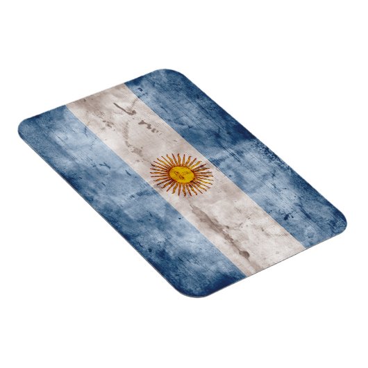 Weathered Argentina Flag Magneet (Rechterzijde)