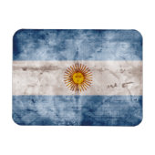 Weathered Argentina Flag Magneet (Horizontaal)