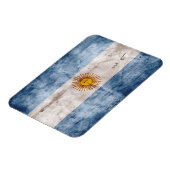 Weathered Argentina Flag Magneet (Linkerzijde)