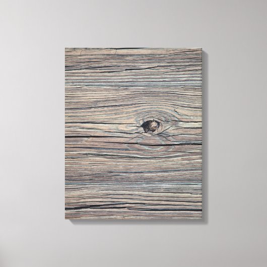 Weathered Background - Old Wooden Canvas Afdruk (Voorkant)