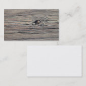  Weathered Background - Old Wooden Visitekaartje (Voorkant / Achterkant)