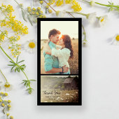 Weathered Barn Country Weddenschap Foto Bedankkaart