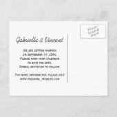 Weathered Barn Country Wedding Save the Date Aankondigingskaart (Achterkant)