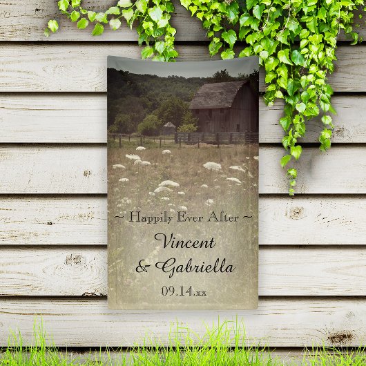 Weathered Barn Country Wedding Spandoek