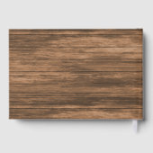 Weathered Barn Wood - Baby Blue Flower Gastenboek (Achterkant)