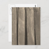 Weathered Barn Wood Briefkaart (Voorkant / Achterkant)