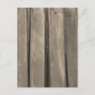 Weathered Barn Wood Briefkaart