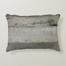 Weathered Barn Wood Gray Pillow