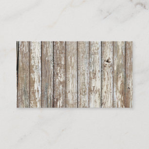 Weathered Barn Wood Visitekaartje