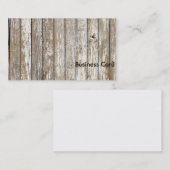 Weathered Barn Wood Visitekaartje (Voorkant / Achterkant)