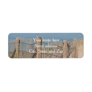 Weathered Beach Fence Etiket