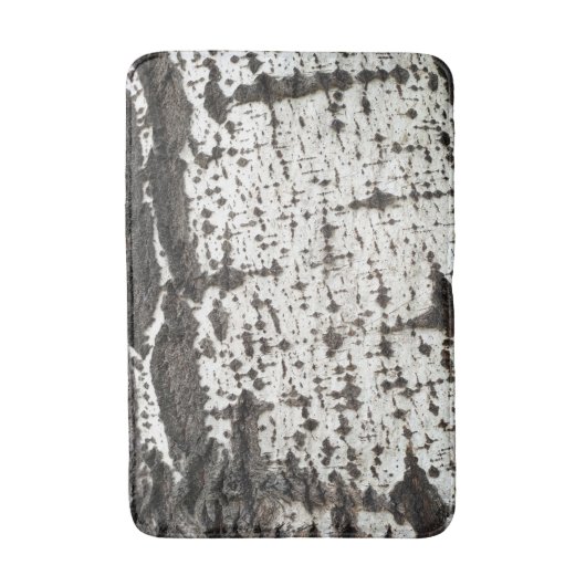 Weathered birch trunk badmat (Voorkant Verticaal)