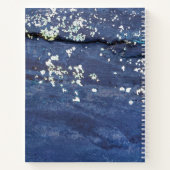 Weathered Blue Paint Abstract Notitieboek (Achterkant)