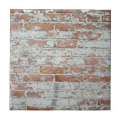 Weathered Brick Wall Tegeltje (Voorkant)