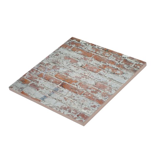 Weathered Brick Wall Tegeltje (Zijkant)