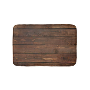Weathered Brown Wood Wall textuur Badmat