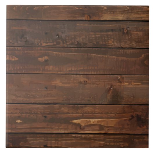 Weathered Brown Wood Wall textuur Tegeltje (Voorkant)